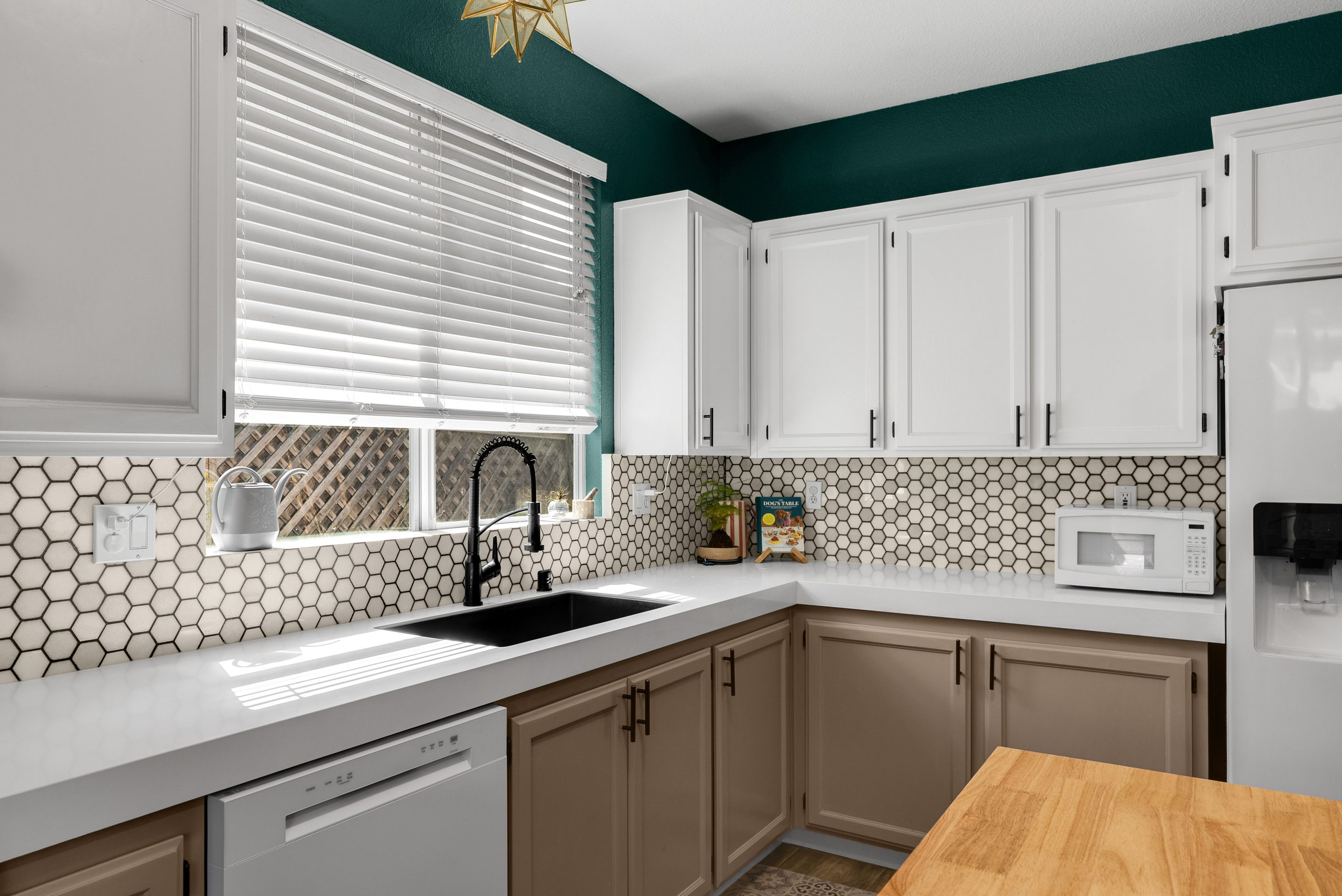 Kitchen counters and cabinetry