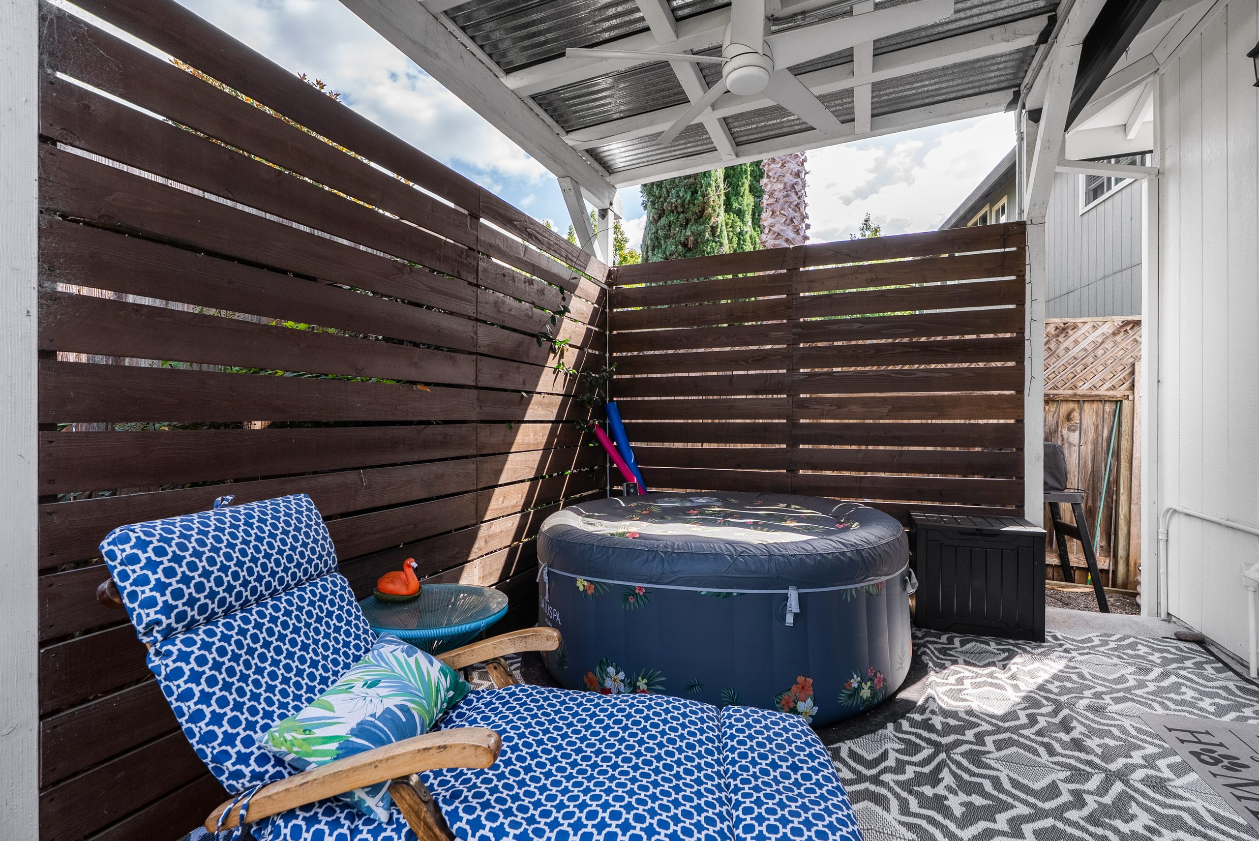 Covered patio