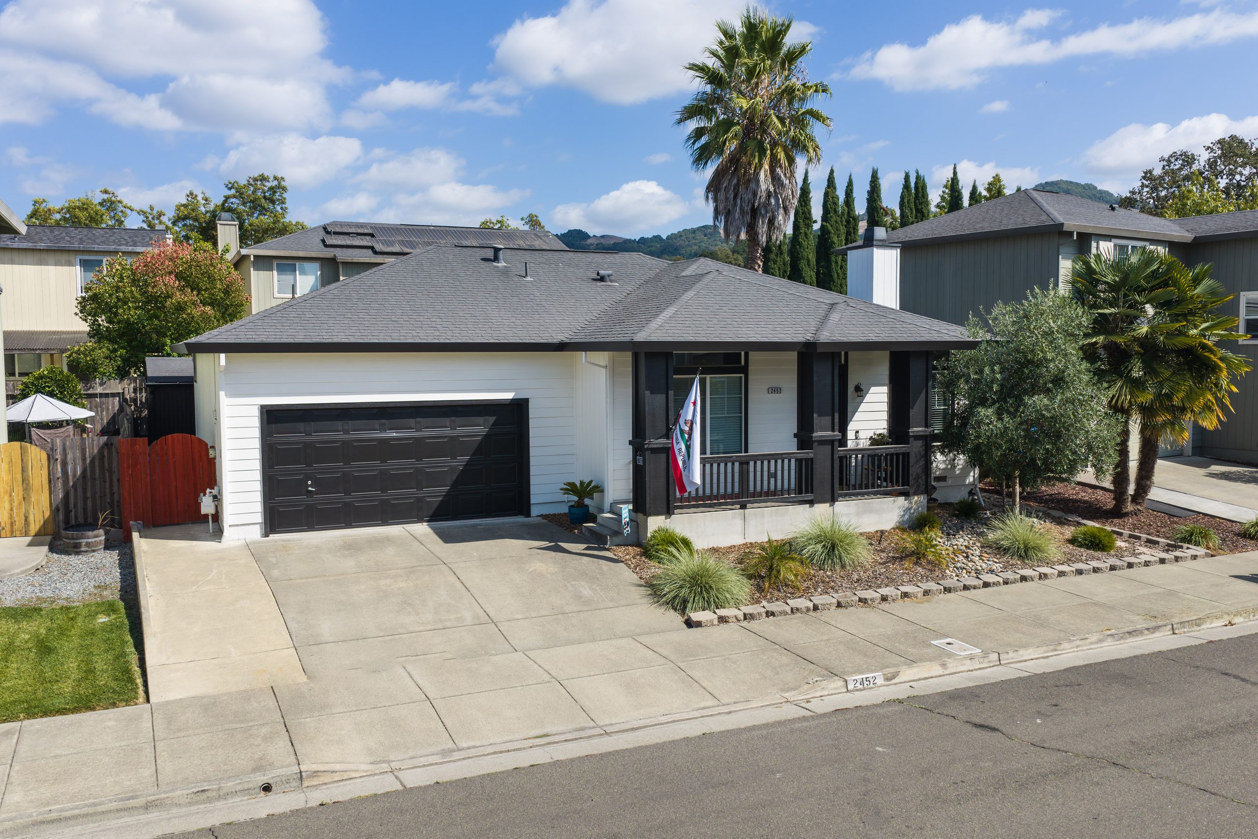 Street view of the home